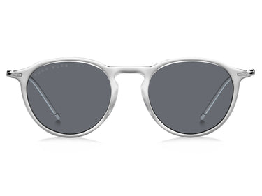 Men Hugo Boss Sunglasses: Boss 1309/S - Crystal Silver - SpecSMART Eye Clinic (Front View)
